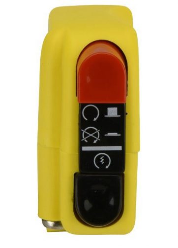 disopositivo destro domino giallo con calotte in tecnopolimero lunghezza cavo 1000 mm 0416ab.9a.04-00