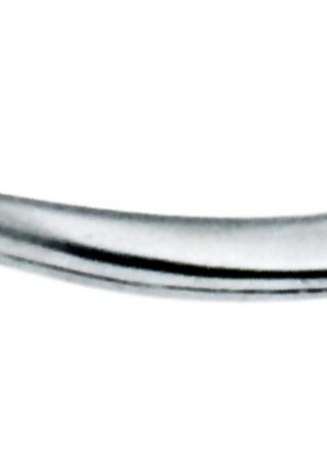 leva domino sinistra fulcro 24 mm argento lucido cromato in acciaio 0491.63