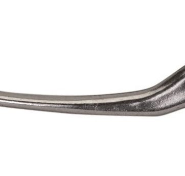leva frizione domino sinistra fulcro 19,5 mm grigio scuro verniciato in alluminio pressofuso 1693.61
