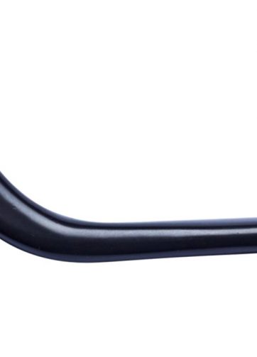leva freno domino destra fulcro 24,5 mm nero verniciato in alluminio pressofuso 1753.71