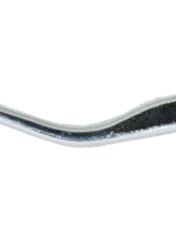 leva frizione domino sinistra fulcro 33 mm argento lucido brillantato in alluminio pressofuso 2906.61