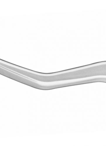 leva frizione domino sinistra fulcro 30 mm argento lucido brillantato in alluminio pressofuso 3602.61