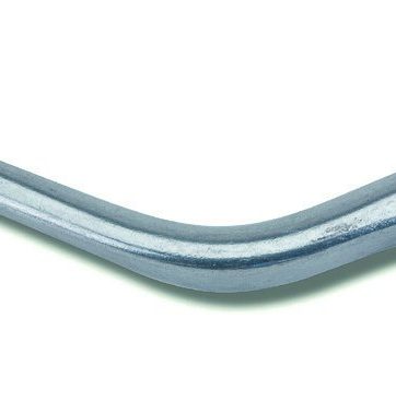 leva frizione domino sinistra fulcro 30 mm argento lucido brillantato in alluminio pressofuso 3634.61