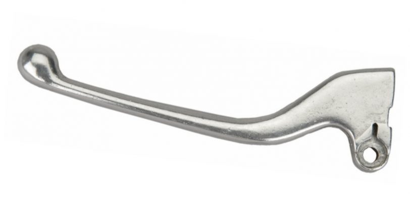 leva frizione domino sinistra fulcro 24,5 mm argento lucido brillantato in alluminio pressofuso 4460.61