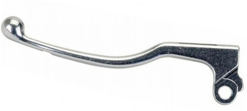 leva frizione domino sinistra fulcro 24 mm argento lucido brillantato in alluminio pressofuso 4491.61