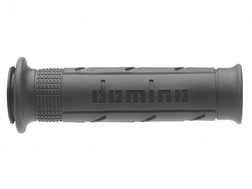 manopole domino antracite/nere in gomma termoplastica bicomponente con finitura firm a25041c4072c7-0 diametro 22 mm - immagine 2