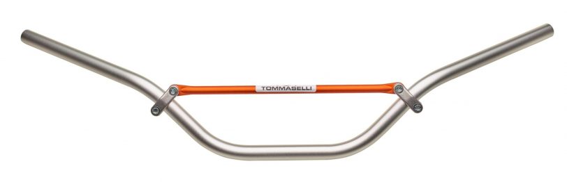 manubrio domino argento anodizzato in alluminio autotemprante 0139.32.14.04-2 diametro 22 mm - immagine 2