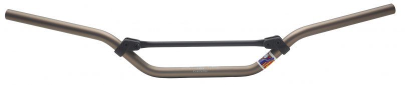 manubrio domino cross enduro offroad antracite scuro anodizzato in alluminio avional 2014 2500.32.17.04 diametro 22 mm - immagine 2