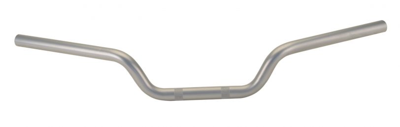 manubrio domino cross enduro offroad argento anodizzato in alluminio avional 2014 9847.32.14.04 diametro 22 mm - immagine 2