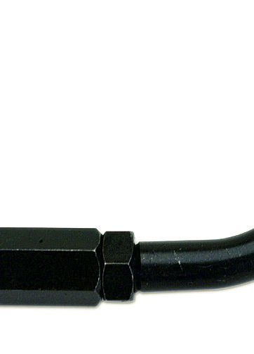 pipetta guidafilo domino nero in acciaio per specifici comandi gas monocavo per moto stradali 2791.02.4349