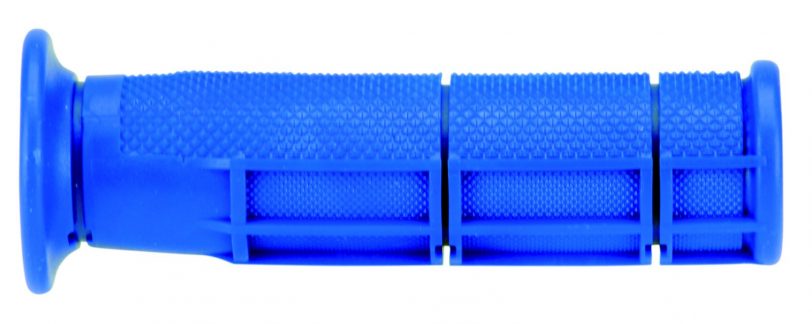 manopole domino blu in gomma termoplastica per montaggio su manubrio per atv 0900.82.48.06-0 diametro 22 mm