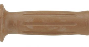manopole domino marroni 'a botte' in gomma termoplastica 3394.82.54.06-1 diametro 22 mm