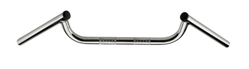manubrio domino argento lucido cromato in acciaio serie condor 0275.31.60.04 diametro 22 mm
