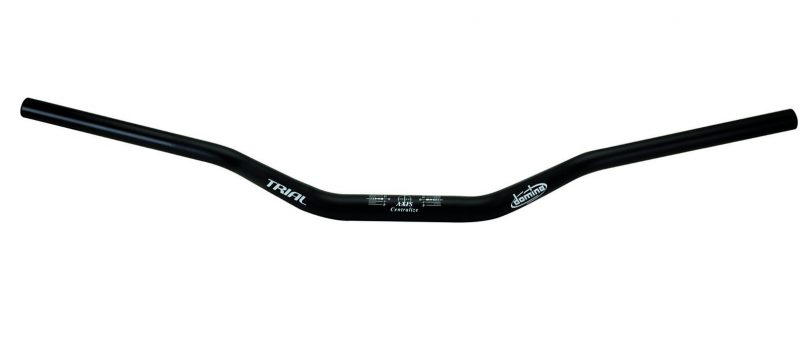 manubrio domino nero anodizzato in alluminio ergal 7075 0551.94.10.04-0 diametro 22 mm