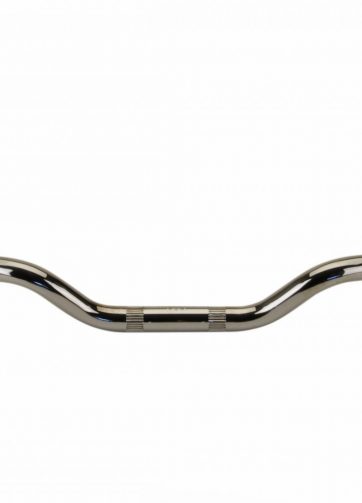 manubrio domino argento lucido cromato in acciaio 0696.31.60.04-0 diametro 22 mm