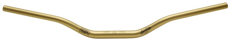 manubrio domino cross enduro offroad oro anodizzato in alluminio ergal 7075 1130.94.13.04-1 diametro 22 mm