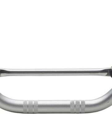 manubrio domino argento anodizzato in alluminio autotemprante 2040.32.14.04 diametro 22 mm