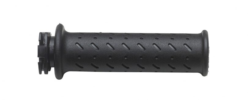 Tubo gas DOMINO nero con manopola sovrastampata sinistra in gomma termoplastica Triumph 2006.97.40.04-0