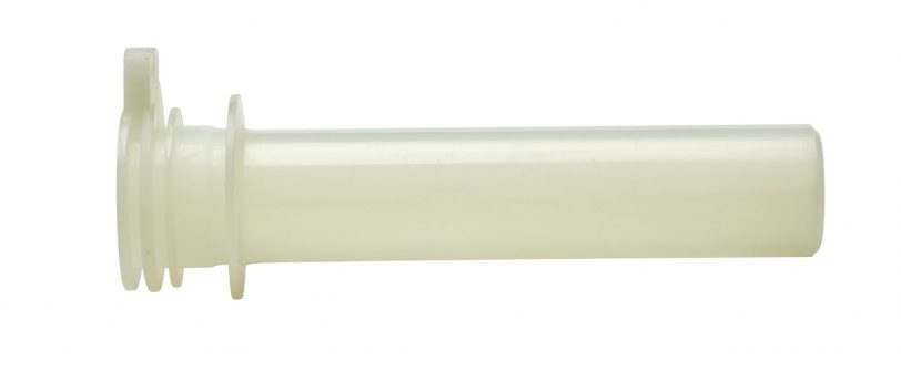 tubo gas domino bianco in tecnopolimero adatto per manopole lunghezza 120 mm hr 4t 97.3299.04-00