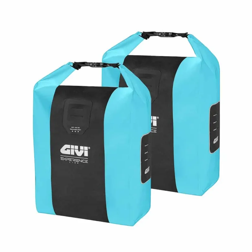 Coppia di Borse laterali impermeabili per bicicletta o ebike 14 lt JUNTER prodotte da GIVI vendute a coppia accessori per bici - immagine 2