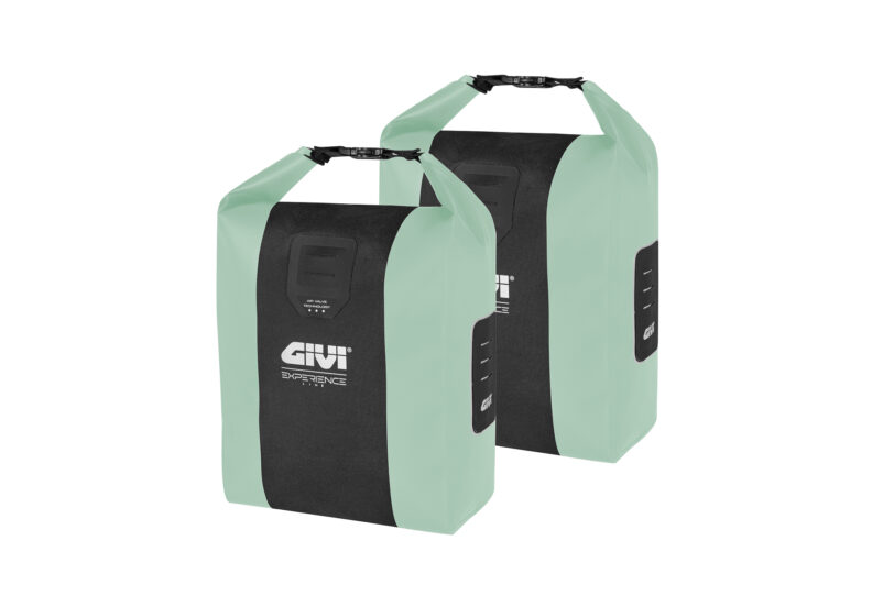 Borsa cargo impermeabile 40 lt e borse laterali impermeabili per bicicletta o ebike 14 lt accessori GIVI linea Experience Pack 68 L VARI COLORI - immagine 5