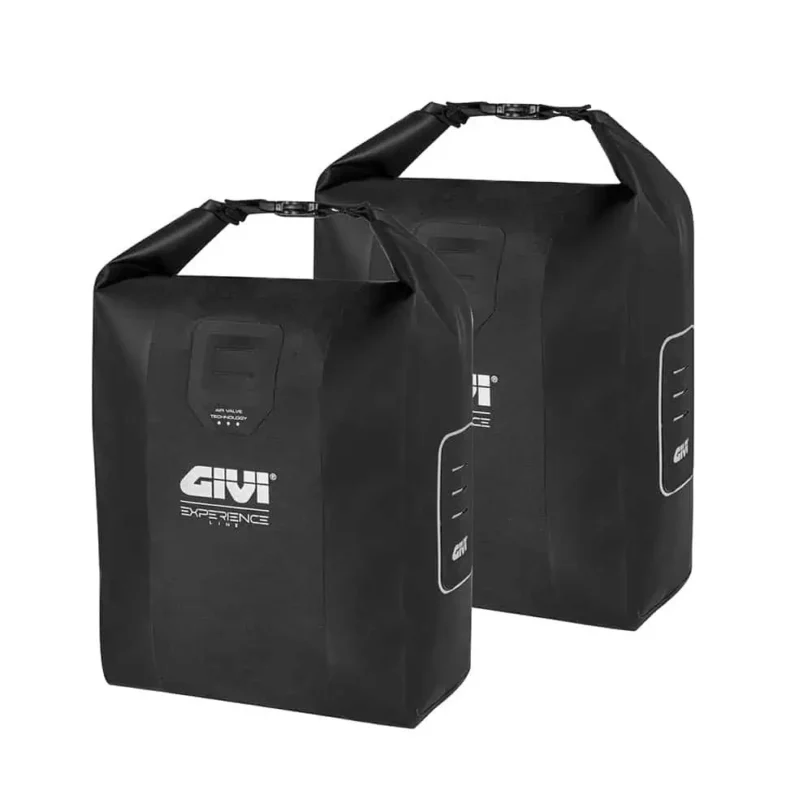 Coppia di Borse laterali impermeabili per bicicletta o ebike 14 lt JUNTER prodotte da GIVI vendute a coppia accessori per bici - immagine 4