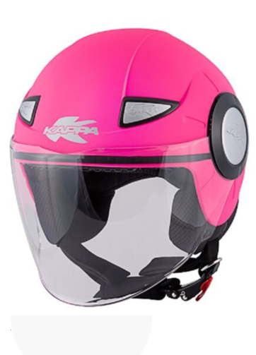 casco jet bambina rosa kappa junior