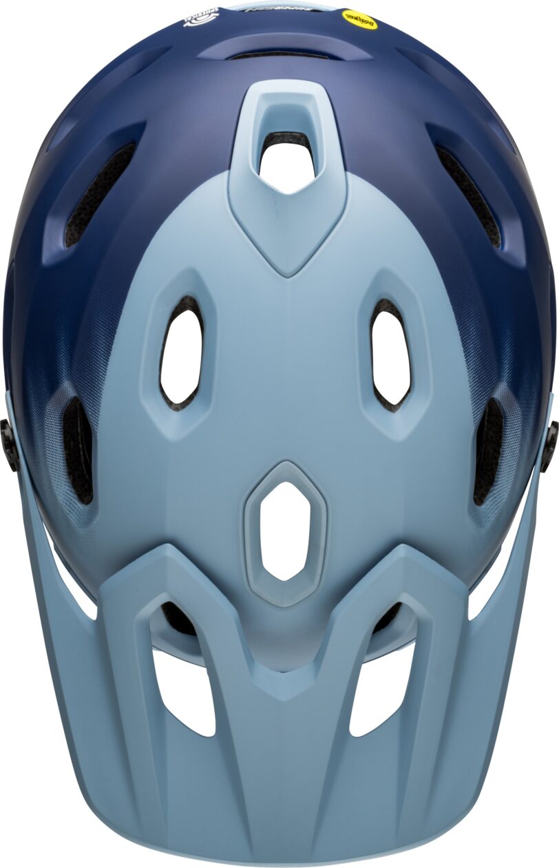 Casco bici enduro BELL SUPER DH BLU TG.L - immagine 2
