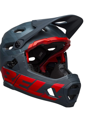 Casco bici enduro BELL SUPER DH PRIME MATT BLUE TG. L