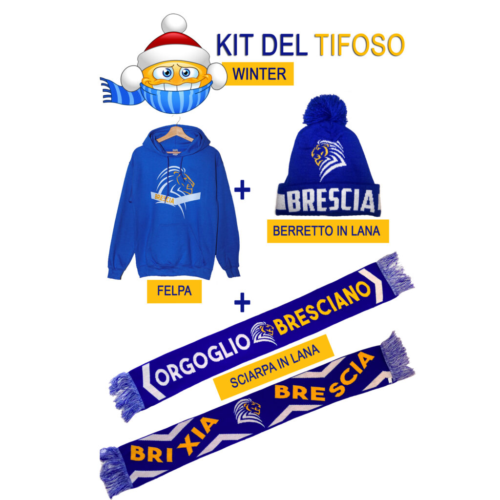 Kit Abbigliamento Invernale per il Tifoso Bresciano