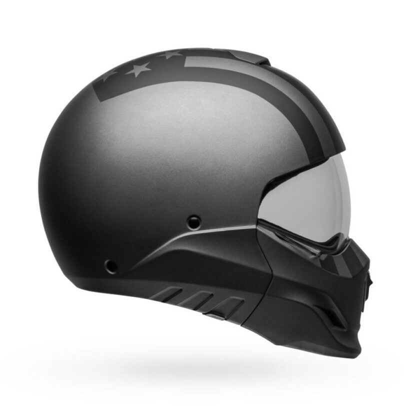 CASCO BELL BROOZER JET FREE RIDE GRIGIO/NERO OPACO XL - immagine 3