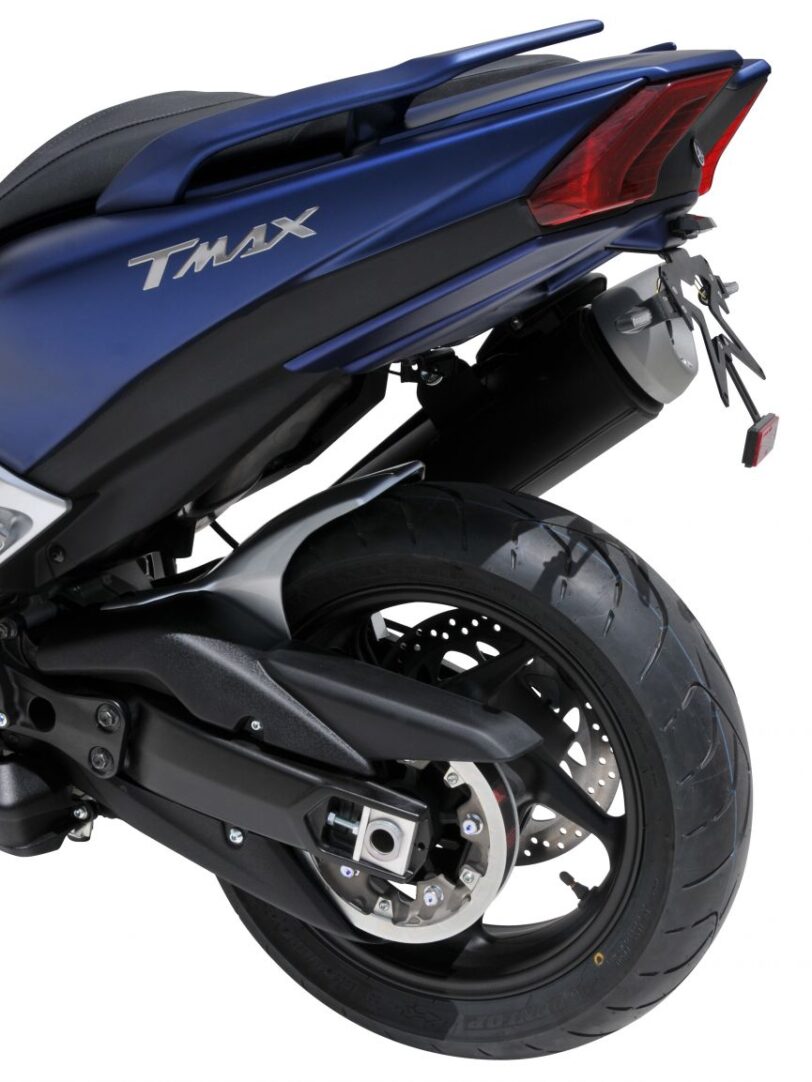 Parafango anteriore per T-max DX/SX  2017-2019 nero metallizzato (liquid darkness / iron max) - immagine 3