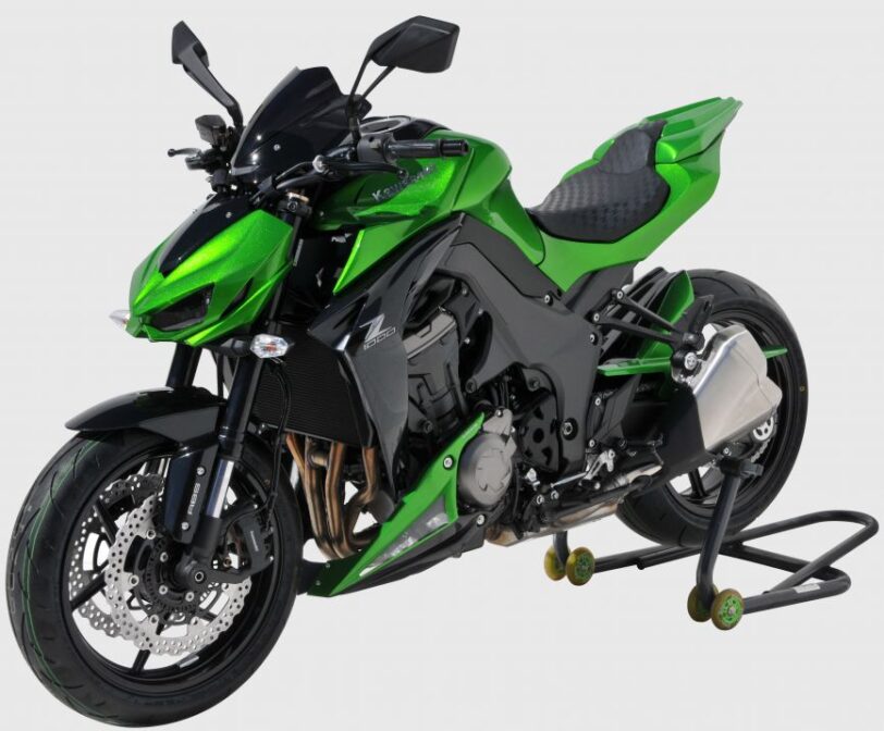 Parafango Posteriore Ermax per Z 1000 2014/2020 Nero e Verde - immagine 2
