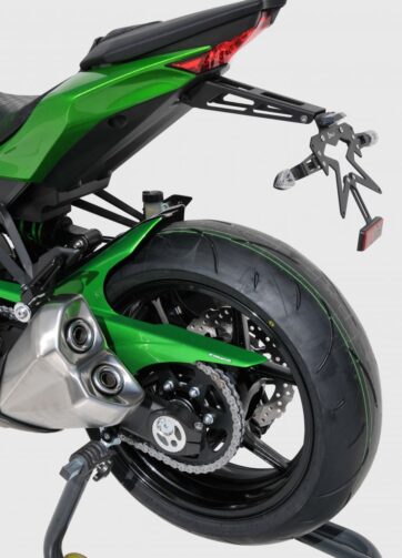 Parafango Posteriore Ermax per Z 1000 2014/2020 Nero e Verde
