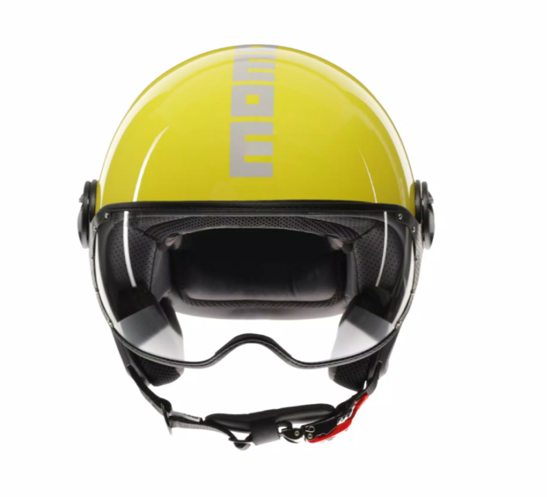 MOMO CASCO JET FGTR CLS CANDY YELLOW/WHITE CANDY GIALLO/BIANCO TG. S - immagine 5