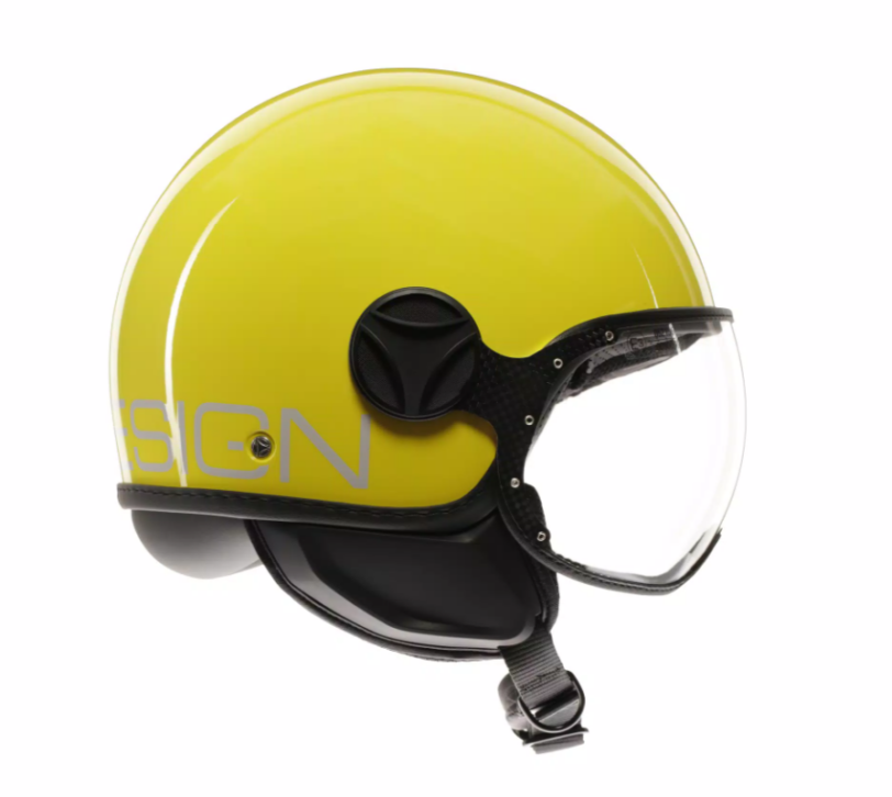 MOMO CASCO JET FGTR CLS CANDY YELLOW/WHITE CANDY GIALLO/BIANCO TG. S - immagine 4