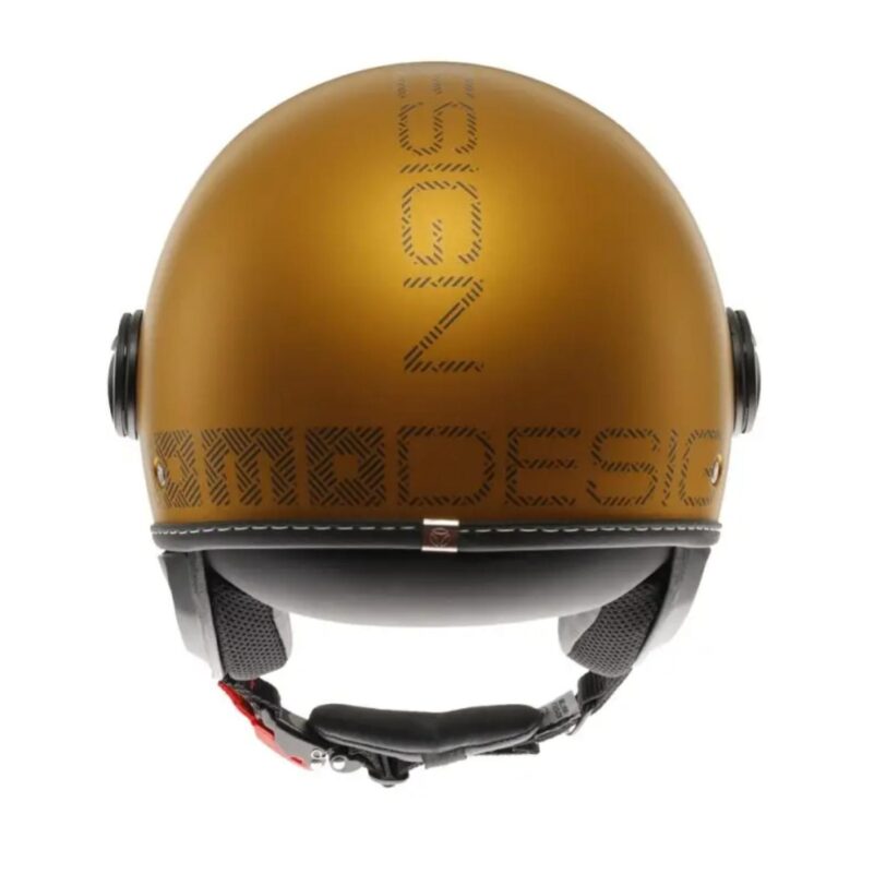 MOMO CASCO FIGHTER FGTR EVO OCRA OPACO / GRIGIO TG. S - immagine 4