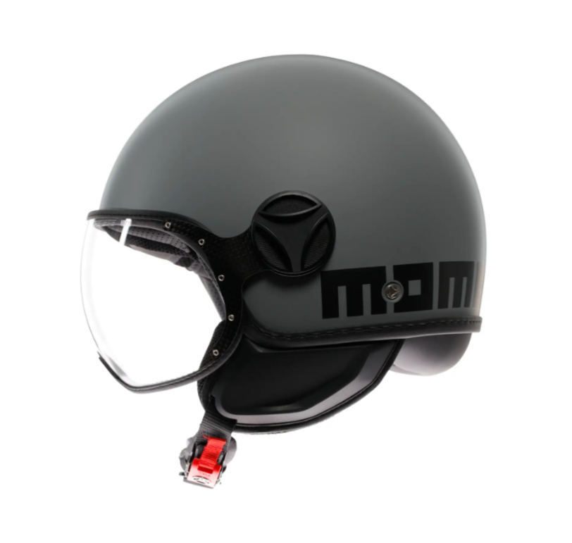 MOMO CASCO CLASSIC CLS MILITARY GREY Tg. XS - immagine 5