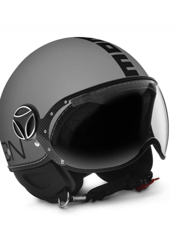 MOMO CASCO CLASSIC CLS GREY MATT/BLACK Tg. XS