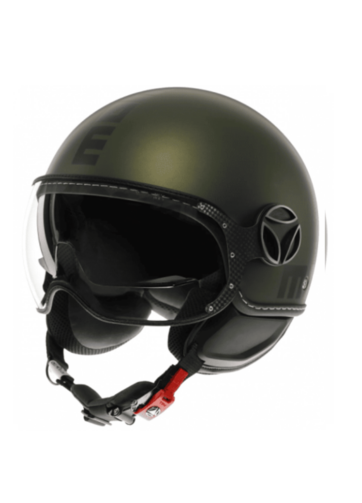 MOMO CASCO FIGHTER FGTR EVO MATT GREEN/BLACK TG. S