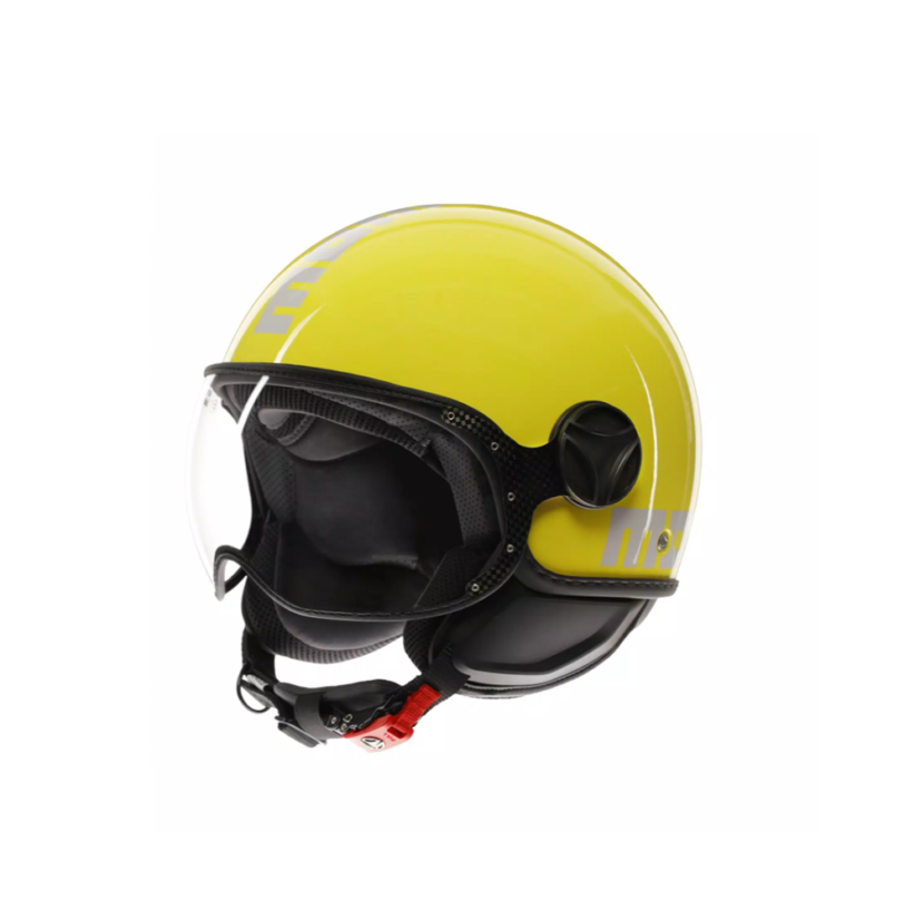MOMO CASCO JET FGTR CLS CANDY YELLOW/WHITE CANDY GIALLO/BIANCO TG. S