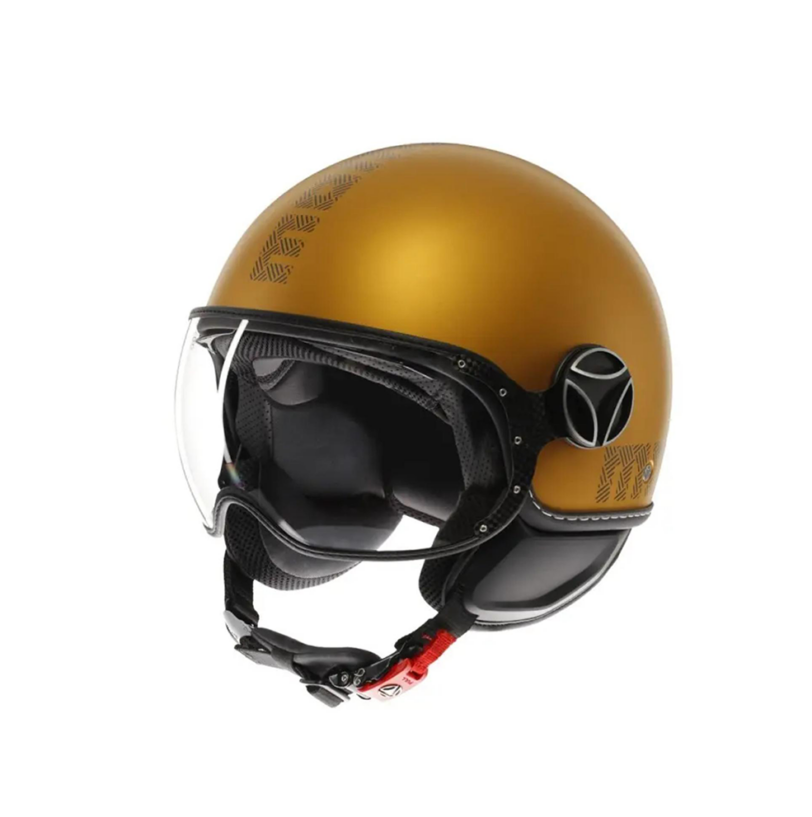 MOMO CASCO FIGHTER FGTR EVO OCRA OPACO / GRIGIO TG. S
